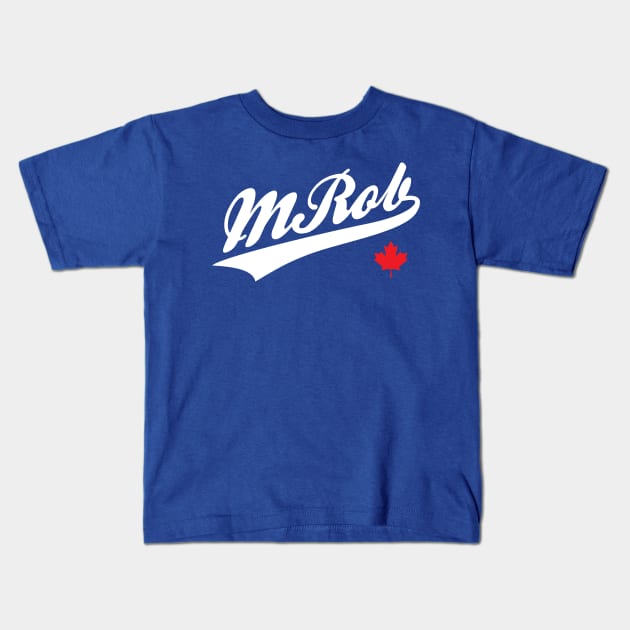 MRob - Baseball Shirsey Kids T-Shirt by TheClementW